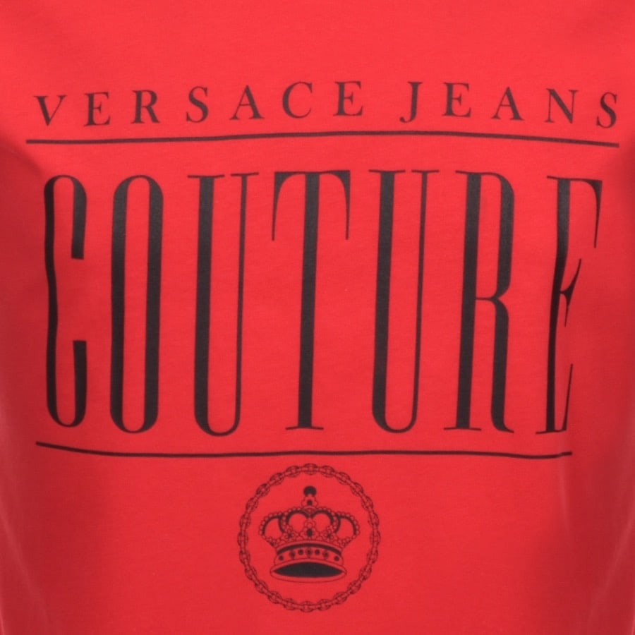 Alternative Image for ProductVersace Jeans Couture Logo T Shirt Red3